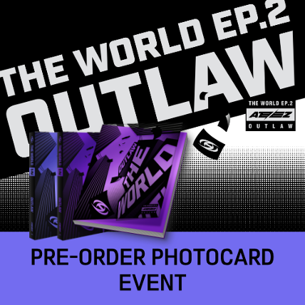 [예약 판매 특전 증정 이벤트] 에이티즈 - THE WORLD EP.2 : OUTLAW (Random ver.)