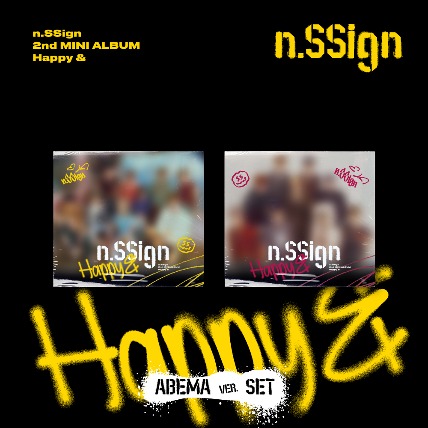 n.SSign(엔싸인) - 2nd MINI ALBUM &#039;Happy &amp;&#039; (ABEMA #1 ver. / ABEMA #2 ver.) 2종 세트