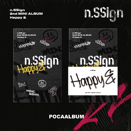 n.SSign - 2nd MINI ALBUM &#039;Happy &amp;&#039; (POCAALBUM)